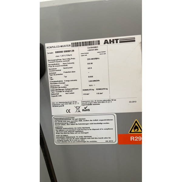 AHT zylindrischer Eiscreme-Gefrierschrank AHT zylindrischer Eiscreme-Gefrierschrank