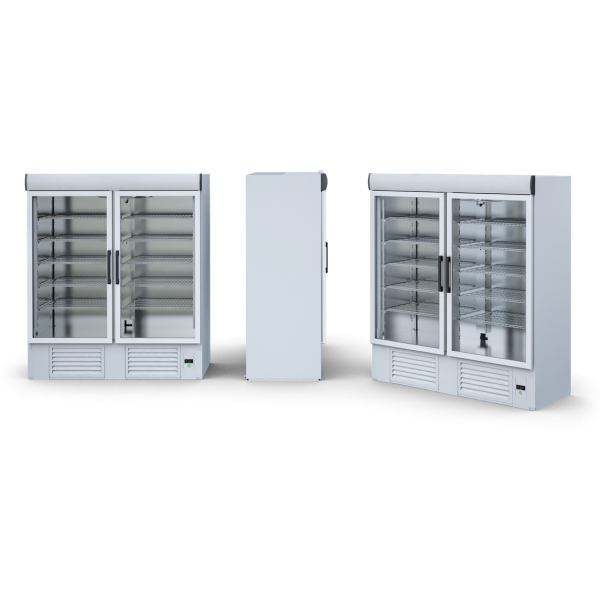 Igloo OLA 2 M - Two-door freezer showcase - Bottom mechanical Shock freezer/ Blast chiller