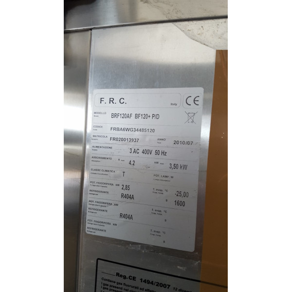Olis BRF120AF BF120 + P / D Schockfroster Olis BRF120AF BF120 + P / D Schockfroster
