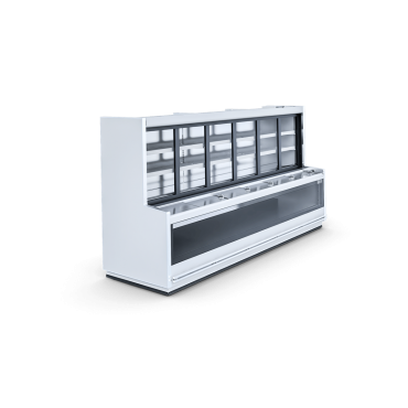 Igloo Level 2.50 L-mod/C - fagyasztó/hűtő regál Üvegajtós hűtők