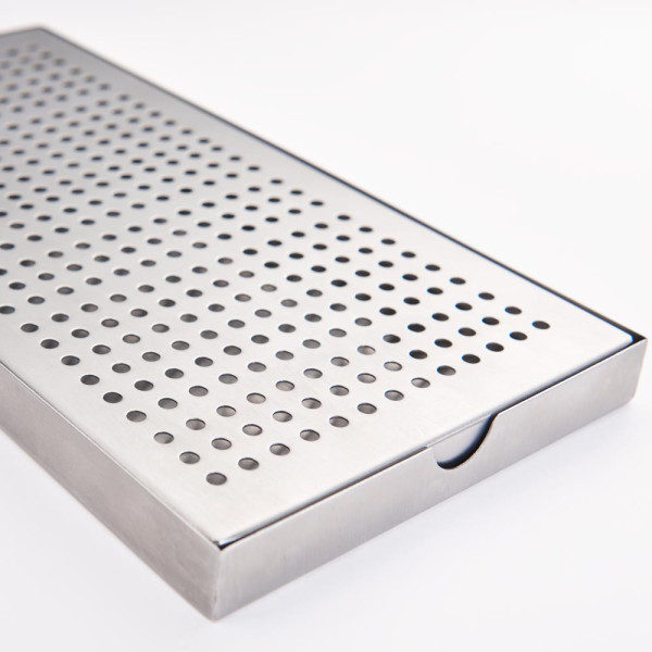 Edelstahl 30x15 cm Tropfschale Edelstahl 30x15 cm Tropfschale