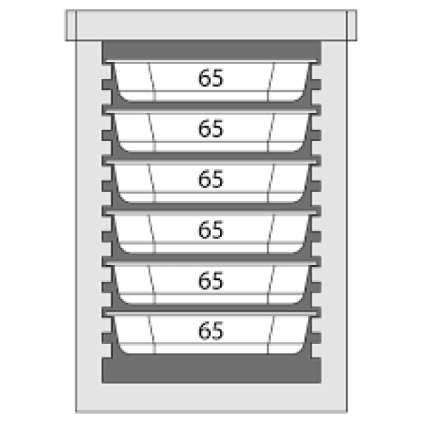 Termočlánok GN1 / 1 s otočnými dverami Termočlánok GN1 / 1 s otočnými dverami