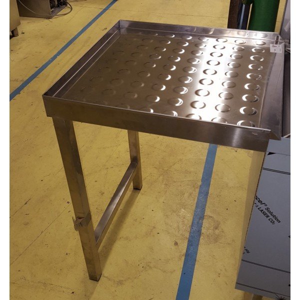 Falling stainless steel table Under counter dishtables