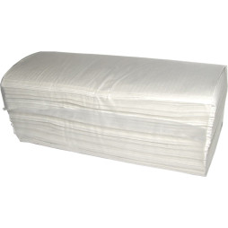 Hajtogatott papír kéztörlő, 1 rét., V250 lapos - barna