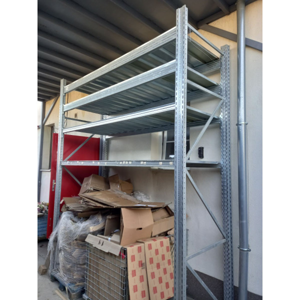 Nehézállvány, raklapos állványrendszer, polcrendszer, raktáriállvány - 270x100x350 cm Nehézállvány, raklapos állványrendszer, polcrendszer, raktáriállvány - 270x100x350 cm