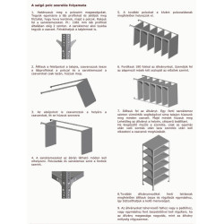 Screw Salgo shelf 90x30x200 cm Screw Salgo shelf 90x30x200 cm