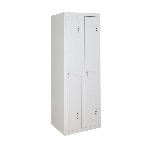 2-person, long-door, metal locker Warehouse equipment and supply