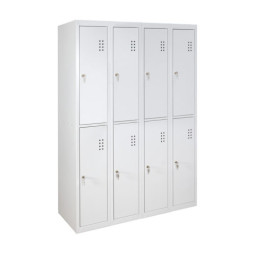 8 személyes, rövidajtós, fém öltözőszekrény 8 személyes, rövidajtós, fém öltözőszekrény