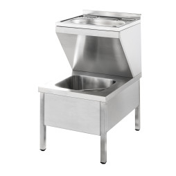 Hand Waschbecken waschen 