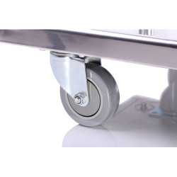 Stainless Steel Flatbed Trolley, Freight Vehicle - 55x87x90 cm Stainless Steel Flatbed Trolley, Freight Vehicle - 55x87x90 cm
