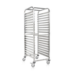 Tray pick-up trolley for 18xGN 2/1 trays - Tray holder Tray pick-up trolley for 18xGN 2/1 trays - Tray holder