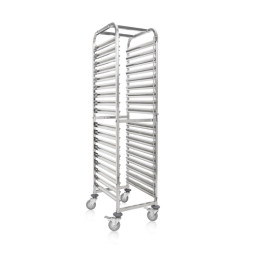 Tablett-Aufnahmewagen (für trapezförmiges Tablett 18x48*34 cm) - Tabletthalter