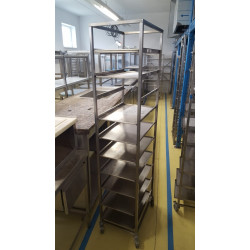 Tray trolley 10x 32,5x53,5 cm Tray trolley 10x 32,5x53,5 cm