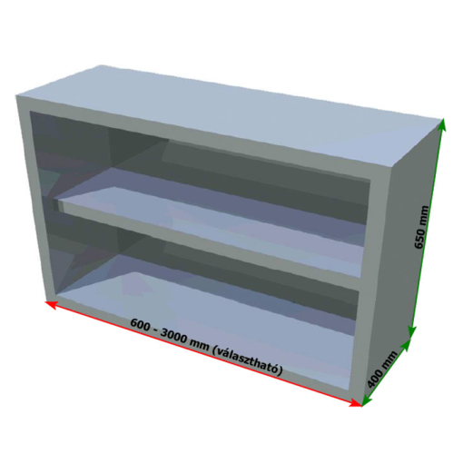 Open cupboards 650 x 400 x 600-3000mm