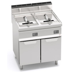 Berto's electric deep fryer - Digital - 2x18 liters - 2 wells (27 kW) - 700 series - Bertos Berto's electric deep fryer - Digital - 2x18 liters - 2 wells (27 kW) - 700 series - Bertos