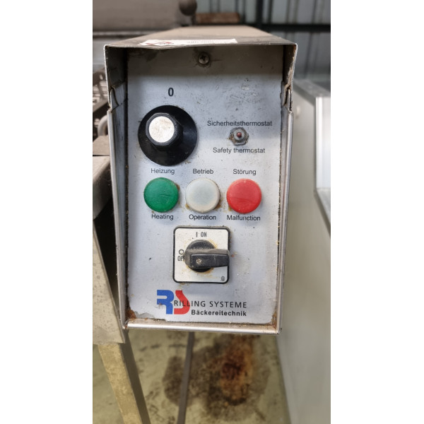 Industrial donut oven / flame roaster - 75 liters - 480 donuts per hour Industrial donut oven / flame roaster - 75 liters - 480 donuts per hour