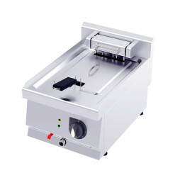 Asztali Olajsütő / Fritőz 1 x 12L - Elektromos - lefolyócsappal - 600 as széria - 400V/9kW  Asztali Olajsütő / Fritőz 1 x 12L - Elektromos - lefolyócsappal - 600 as széria - 400V/9kW