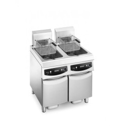 Elframo NE-M 200 + 200 - 2x20 Liter elektrische Friteuse