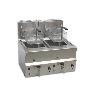 Elframo GBD10 2x10 liter gas table fryer Deep fryer / Fryer