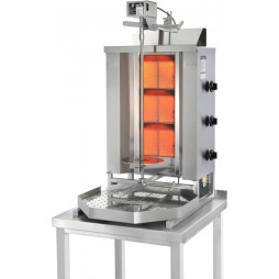 Potis GD3 - Gázos gyros sütő - 40kg Potis GD3 - Gázos gyros sütő - 40kg