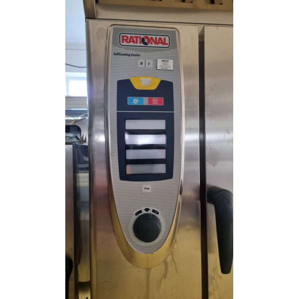 Rational SCC 101 - 10-Blech-Kombidämpfer - mit Rost - mit Dunstabzug Rational SCC 101 - 10-Blech-Kombidämpfer - mit Rost - mit Dunstabzug