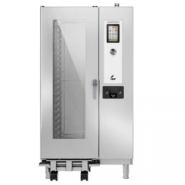 Alphatech ALVET201 20-bin combi oven, Touchscreen Combi streamer ovens