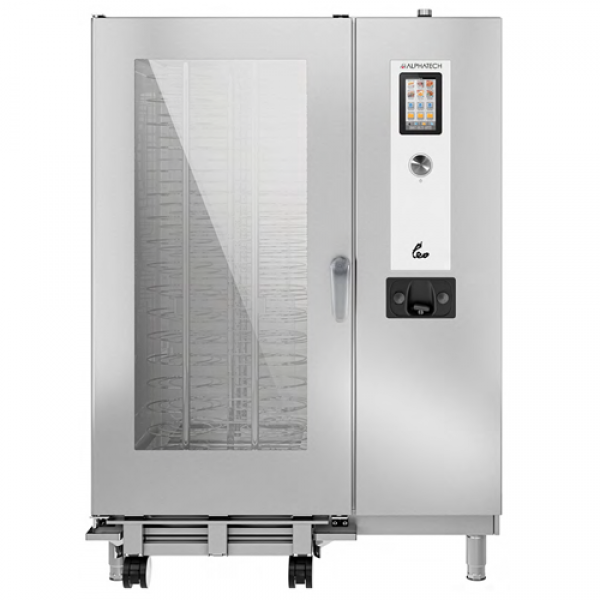 Alphatech ALVET202 20-bin combi oven, touch screen GN2 / 1 Combi streamer ovens