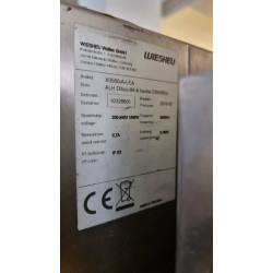 Wiesheu Dibas 84L Pékipari kombisütő + elszívó + állvány - Tálca kapacitás: 8db 60x40 cm