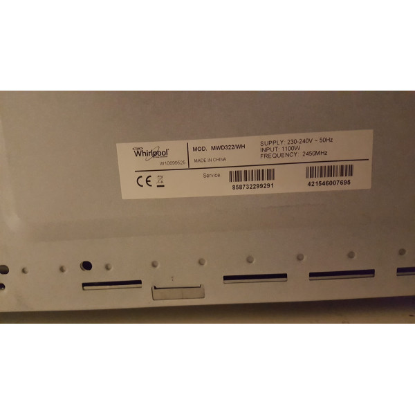 Whirlpool MWD322 / WH Mikrowelle & Grill - 20 l Whirlpool MWD322 / WH Mikrowelle & Grill - 20 l
