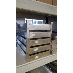 Alumínium cukrász tepsi - 50,5x76,5x10cm