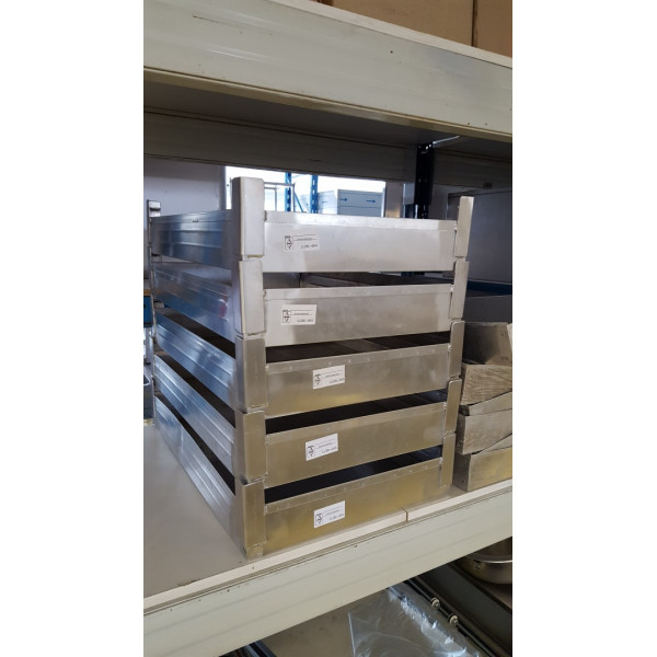 Aluminium Backen Gebäck - 50,5x76,5x13 cm Aluminium Backen Gebäck - 50,5x76,5x13 cm