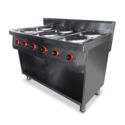 Herd ohne elektrischen 6-Flammen-Backofen Serie 700