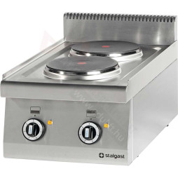 Stalgast 2 flache elektrische Tischplatte ohne Unterteil