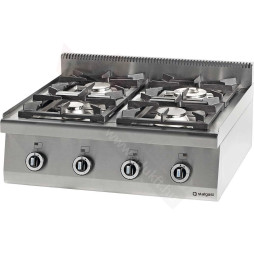 Stalgast 4 Brenner Tisch Gasherd ohne Unterteil