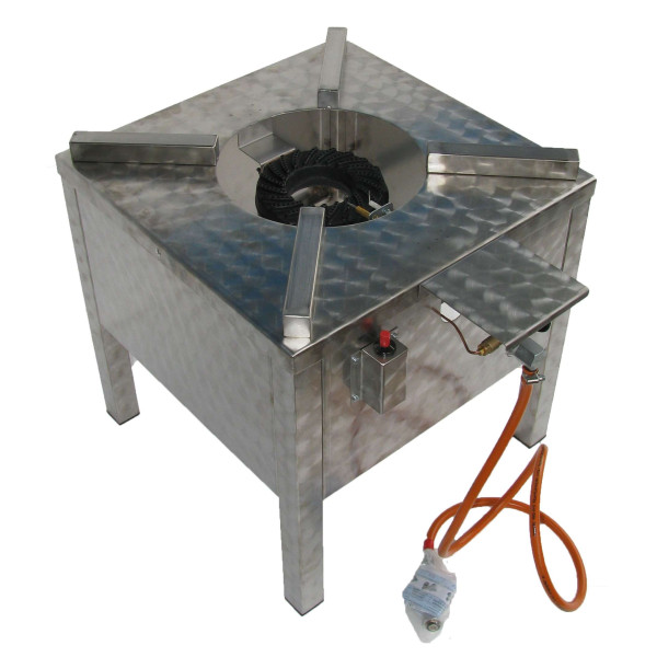 Edelstahl-Gas Hocker 7,5 kW 