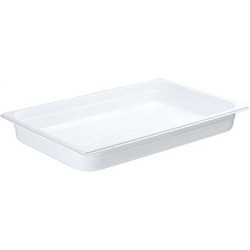 White polycarbonate container GN 1/1 65 mm