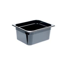 Black polycarbonate container GN 1/1