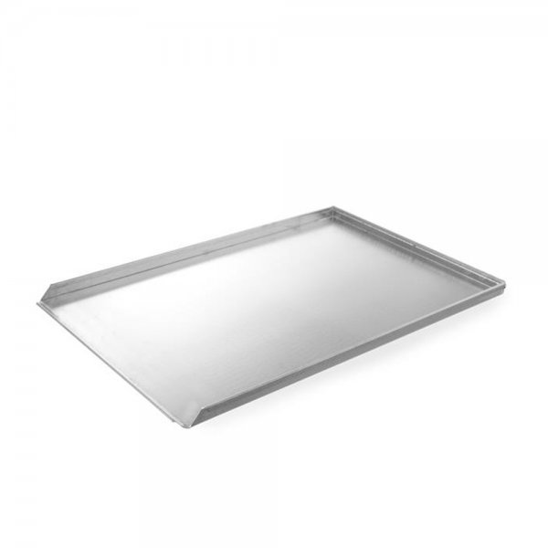 Aluminum sheet three-sided 600 x 400 GN dishes