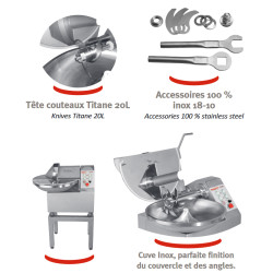 Dadaux Titane 20 L - Cutter 20liter Dadaux Titane 20 L - Cutter 20liter