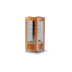 Igloo Jola 4 DRE – Außenverkleidung aus Holz – Freistehende Kühlschrankvitrine mit Keksen, Vitrinenkühlschrank, verglaste Kühlschrankvitrine Igloo Jola 4 DRE – Außenverkleidung aus Holz – Freistehende Kühlschrankvitrine mit Keksen, Vitrinenkühlschrank, verglaste Kühlschrankvitrine