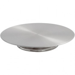 Stainless steel swivel cake stand - 33 cm