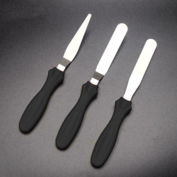 3 darabos rozsdamentes acél spatula, kenőkés szett 3 darabos rozsdamentes acél spatula, kenőkés szett