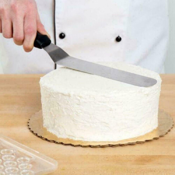 3-piece stainless steel spatula with lubrication knife 3-piece stainless steel spatula with lubrication knife