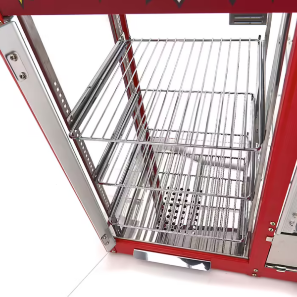 MAXIMA Popcorn gép - 150gr - melegítő vitrinnel