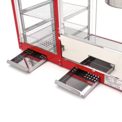 MAXIMA Popcorn gép - 150gr - melegítő vitrinnel