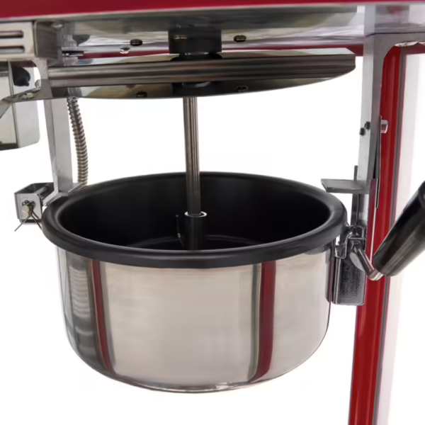 MAXIMA Popcorn gép - 150gr - melegítő vitrinnel