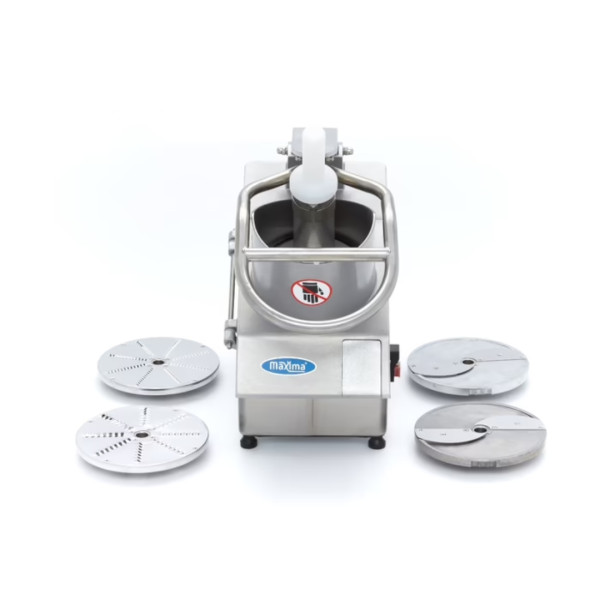 Maxima Industrial Vegetable Slicer – 450 kg/h, 5 Cutting Disks