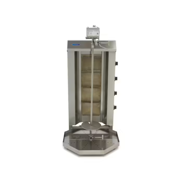 MAXIMA Gas-Gyros-Ofen – mit 4 Brennern – 50 kg Fleisch