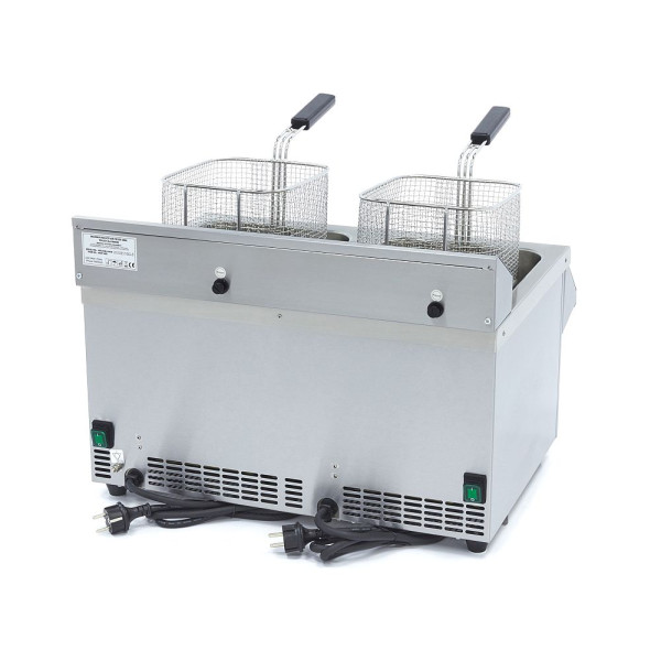 MAXIMA Induktions-Ölfritteuse - 2x8 Liter - 2x3,5 kW MAXIMA Induktions-Ölfritteuse - 2x8 Liter - 2x3,5 kW