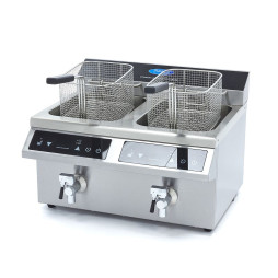 MAXIMA indukciós olajsütő - 2x8 literes - 2x3,5 kw - Digitális MAXIMA indukciós olajsütő - 2x8 literes - 2x3,5 kw - Digitális